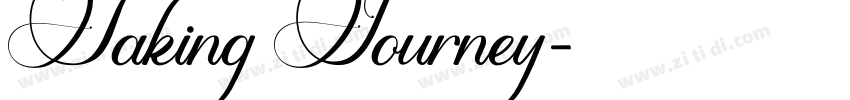 Taking Journey字体转换